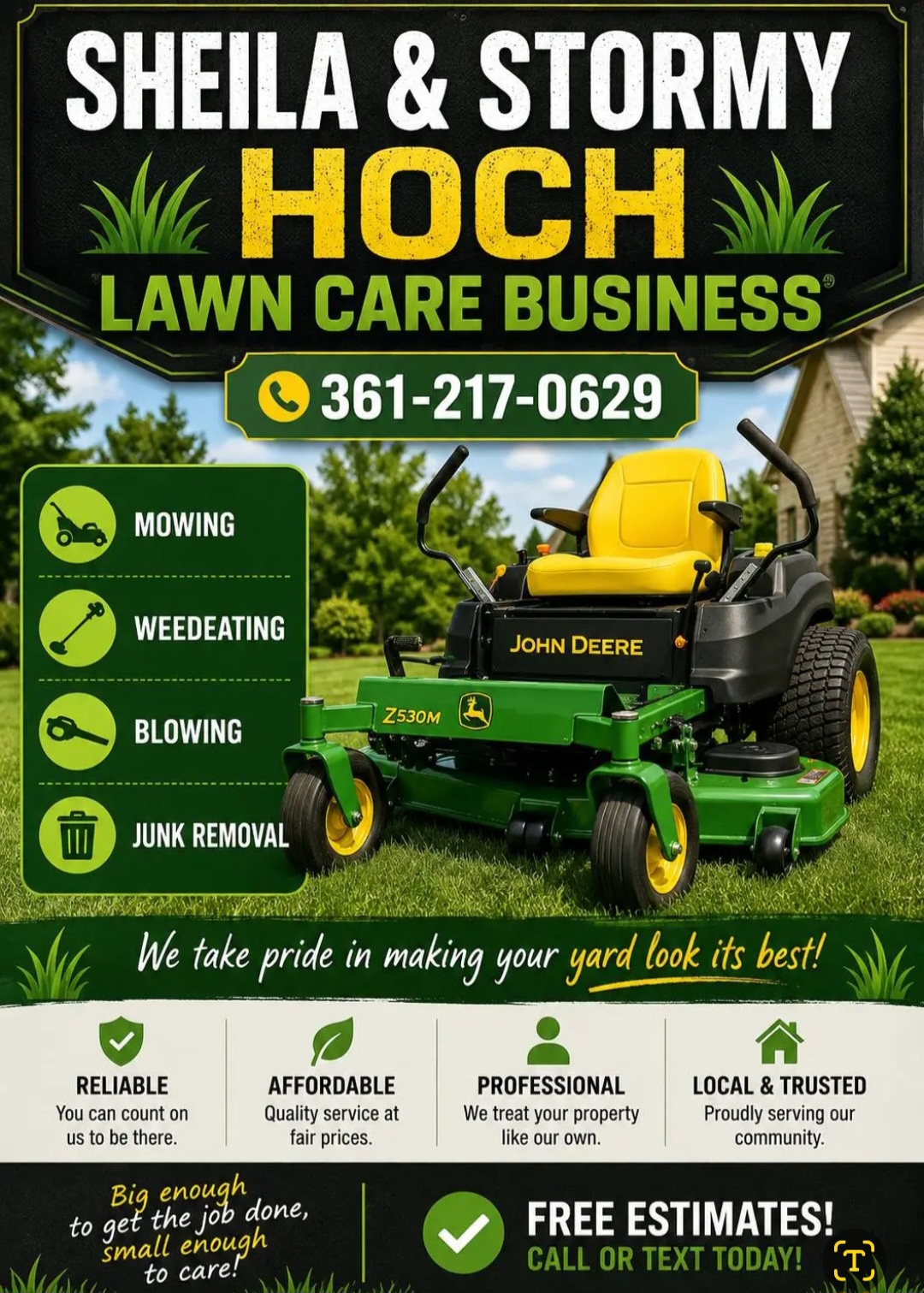 Sheila & Stormy Hoch Lawn Care